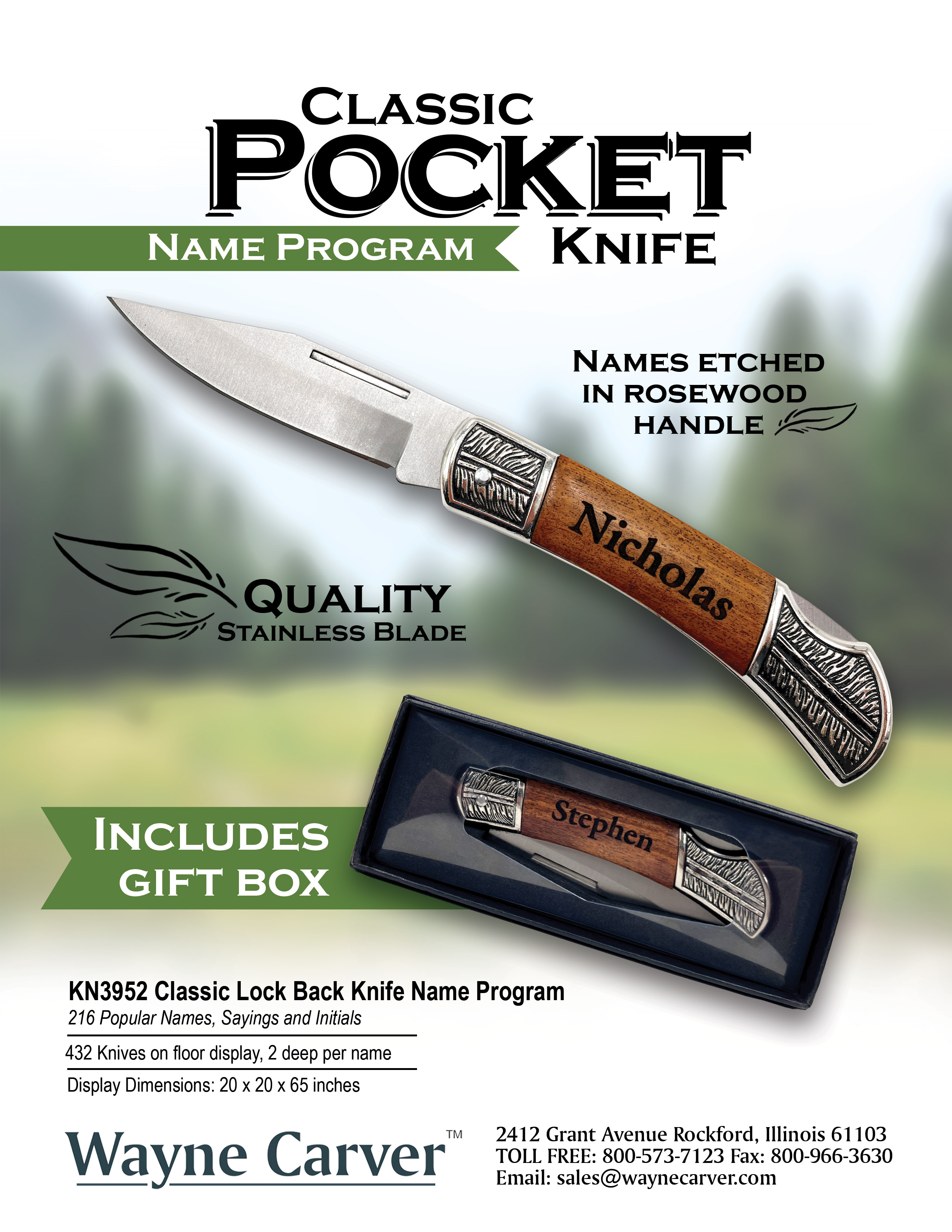 Classic Knife flyer